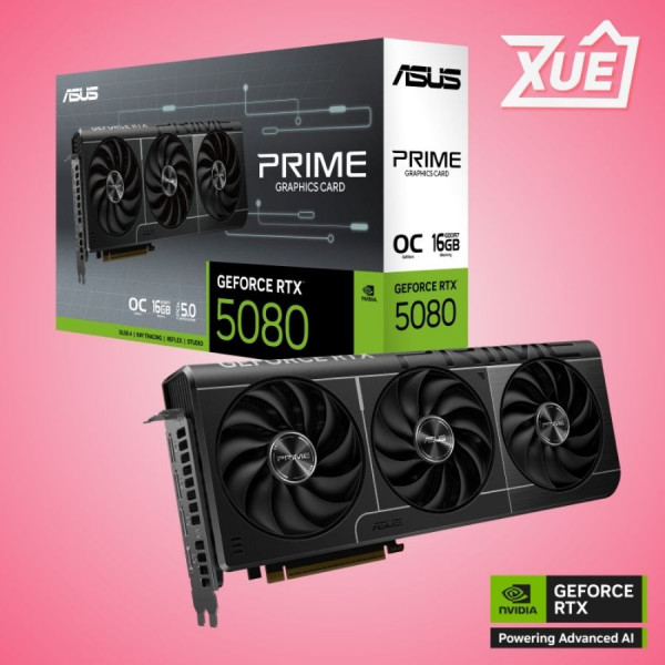 CARD MÀN HÌNH ASUS PRIME RTX 5080 16GB GDDR7 OC