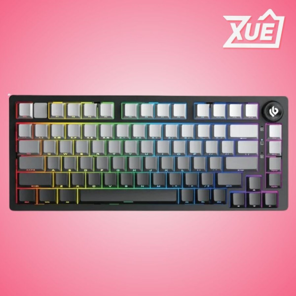 BÀN PHÍM CƠ LEOBOG HI75C PRO (3 MODE/ XÁM+ ĐEN GRADIENT/ REAPER SWITCH)