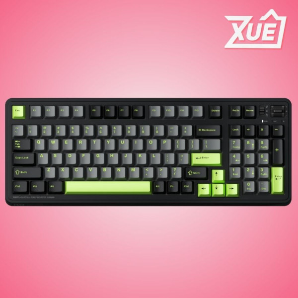 BÀN PHÍM MACHENIKE KG98 TRI-MODE RGB - MÀU ĐEN