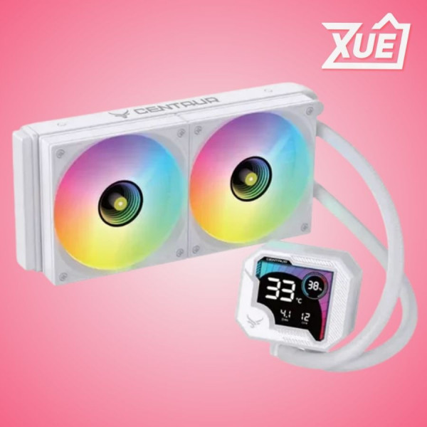 TẢN NHIỆT NƯỚC CENTAUR H400 -240 WHITE (MÀN HÌNH HIỂN THỊ NHIỆT ĐỘ)