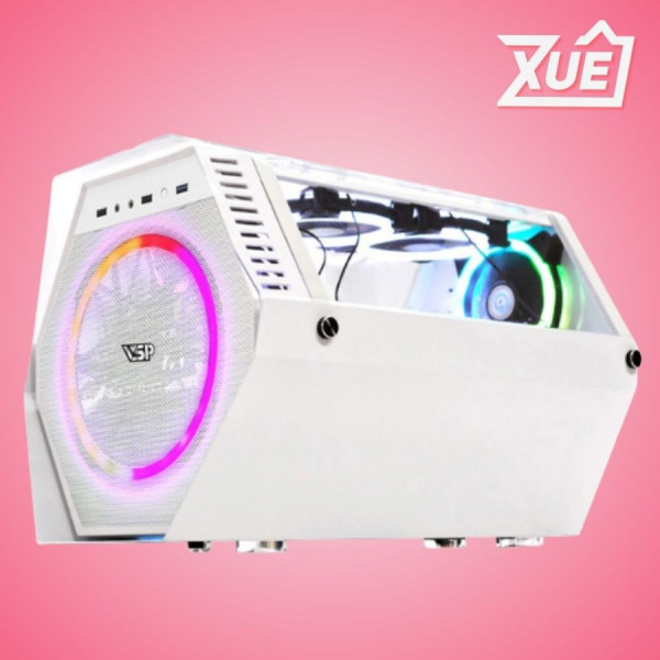 VỎ CASE VSP E-ROG ES7 WHITE (MID TOWER / MÀU TRẮNG)
