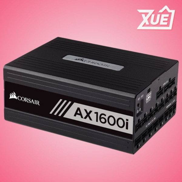 NGUỒN CORSAIR AX1600I 1600W (80 PLUS TITANIUM/ FULL MODULAR/MÀU ĐEN)
