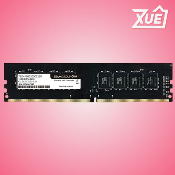 RAM PC TEAMGROUP ELITE 16GB DDR4 3200MHZ (TED416G3200C2201)
