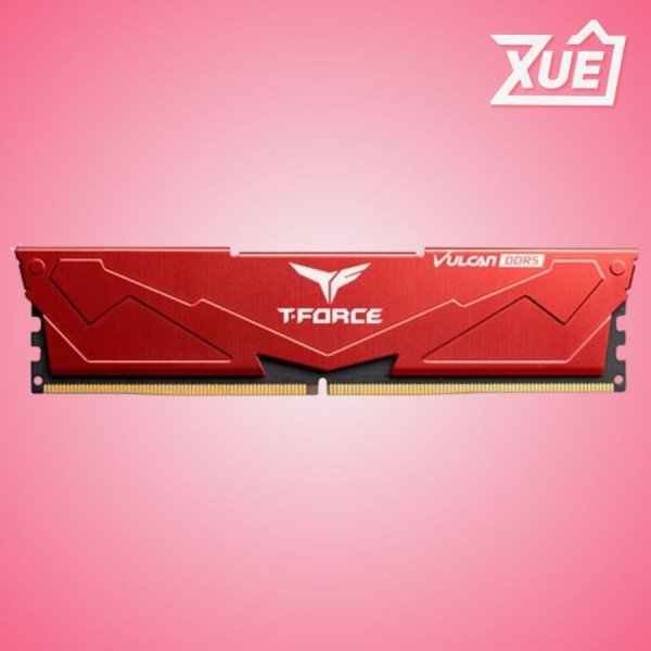 RAM DESKTOP TEAMGROUP VULCAN 32GB (2X16GB) DDR5 5200MHZ (FLRD532G5200HC40CDC01)