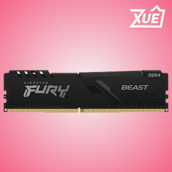 RAM DESKTOP KINGSTON FURY BEAST (KF432C16BB1/16 - KF432C16BB1/16WP) 16GB (1X16GB) DDR4 3200MHZ