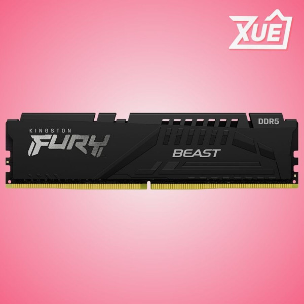 RAM KINGSTON FURY BEAST 16GB (1X16GB) DDR5 5200MHZ (KF552C40BB-16WP)