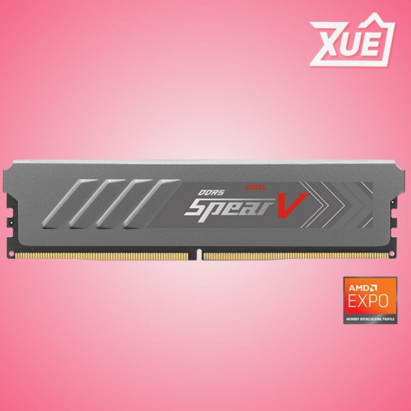 RAM GEIL SPEAR V DDR5 16GB BUSS 5200 BLACK (GASB516GB5200C38BSC) - CÓ TẢN NHIỆT