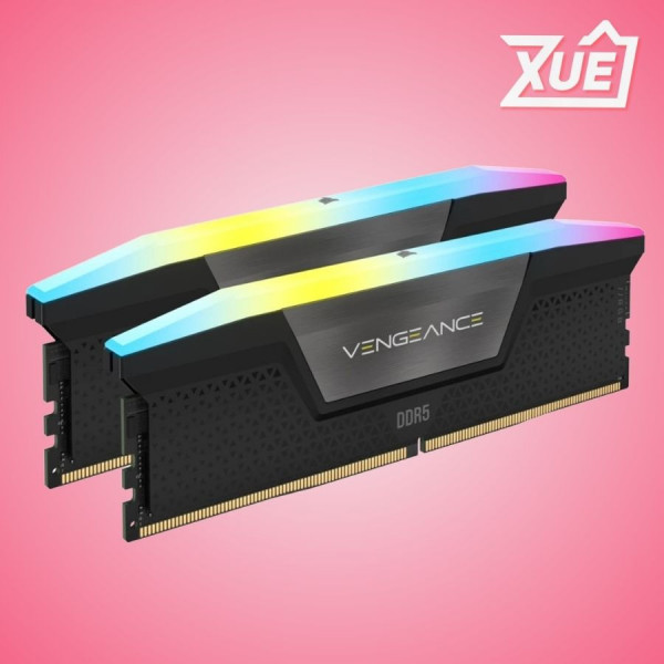 RAM CORSAIR VENGEANCE® RGB 48GB (2X24GB) DDR5 5600MHZ (CMH48GX5M2B5600C40)