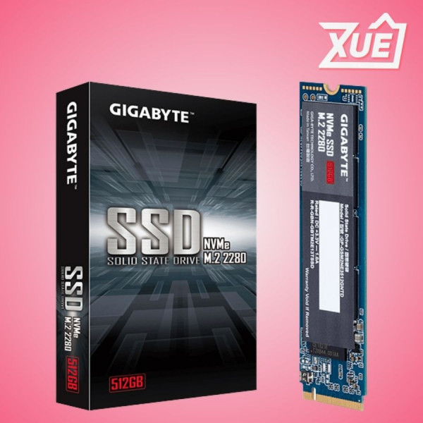 Ổ CỨNG SSD GIGABYTE 512GB  M2 2280  NVME PCI-EXPRESS 3.0 X4  (GP-GSM2NE3512GNTD) 