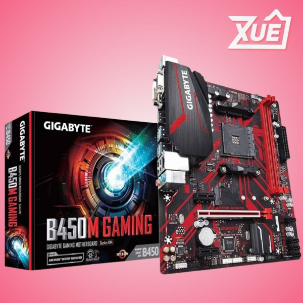 MAINBOARD GIGABYTE B450M GAMING AM4 M-ATX