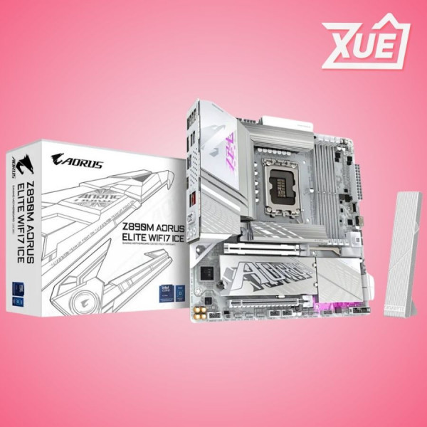 MAINBOARD GIGABYTE Z890M AORUS ELITE WIFI7 ICE DDR5