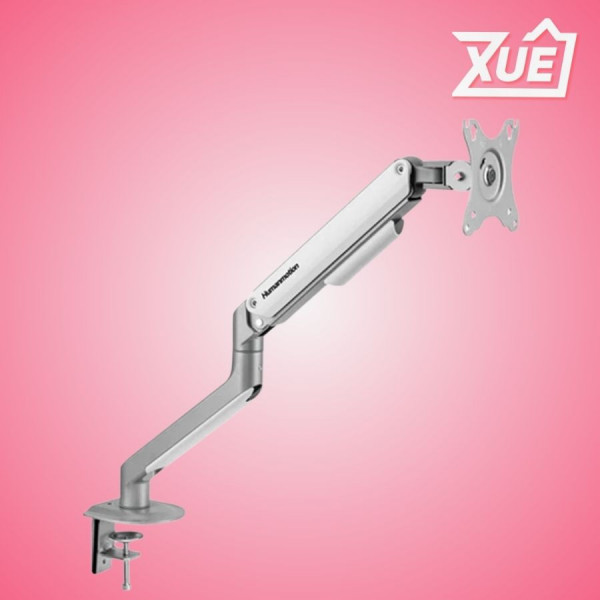 GIÁ ĐỠ MÀN HÌNH HUMANMOTION T6 PRO 2025 HPW-T6P.2025-SLV TRẮNG XÁM (17- 32 INCH)