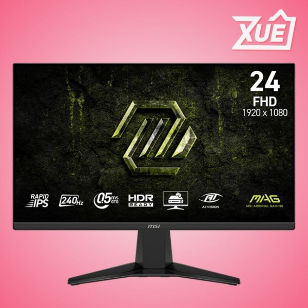 MÀN HÌNH MSI MAG 245F X24 (23.8 INCH - IPS - FHD - 240HZ - 0.5MS)