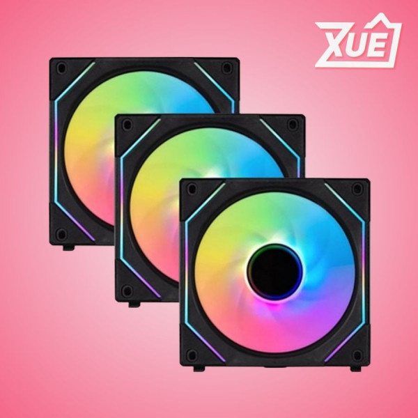 FAN LIAN LI SL-INF WIRELESS 120 BLACK - 12SLIN1W3B (Pack 3c)