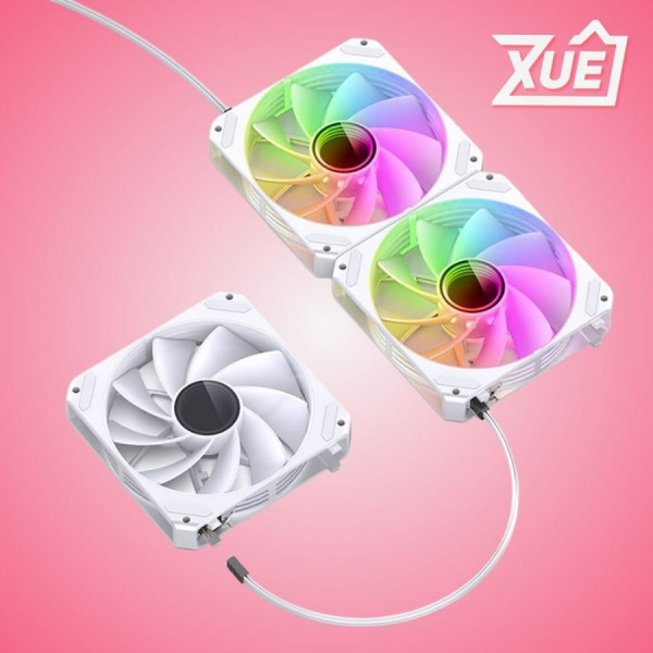 BỘ 3 QUẠT JONSBO ZG-120WR WHITE (3IN1, CÁNH ĐẢO CHIỀU, GHÉP NỐI KHÔNG DÂY)