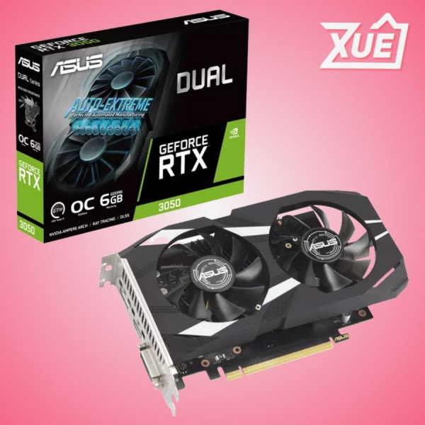 CARD ASUS DUAL  RTX 3050 OC 6GB (DUAL-RTX3050-O6G)