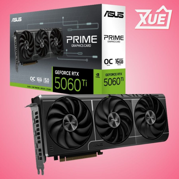 CARD MÀN HÌNH ASUS PRIME RTX 5060 TI 16GB GDDR7 OC (PRIME-RTX5060TI-O16G)