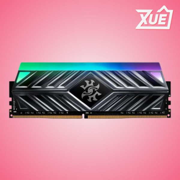 RAM ADATA SPECTRIX D41 RGB GRAY 8GB (1X8GB) DDR4 3200MHZ (AX4U32008G16A-ST41) 