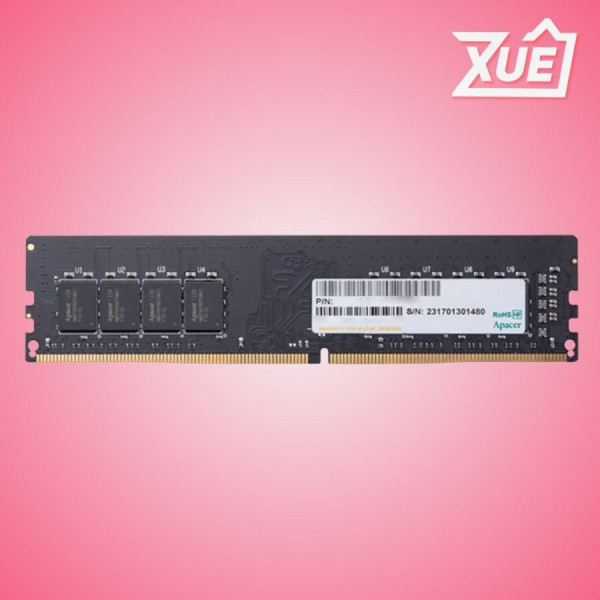 RAM APACER DDR4 DIMM 2666MHZ 19 4GB RP (WORLD WIDE ) (A4U04G26CRIBH05-1)