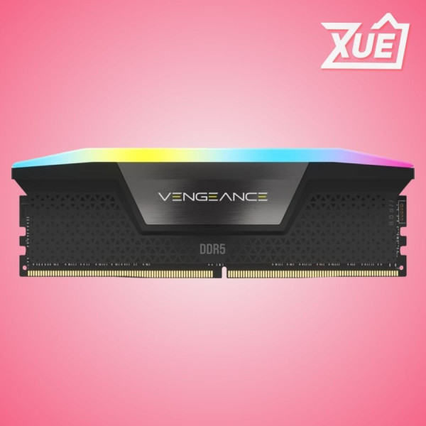 RAM CORSAIR VENGEANCE RGB 48GB (2X24GB) DDR5 5200MHZ (CMH48GX5M2B5200C38)