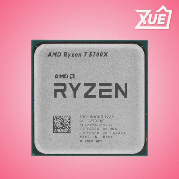 CPU AMD RYZEN 7 5700X / 3.4 GHZ (4.6GHZ MAX BOOST) / 36MB CACHE / 8 CORES, 16 THREADS / 65W / SOCKET AM4