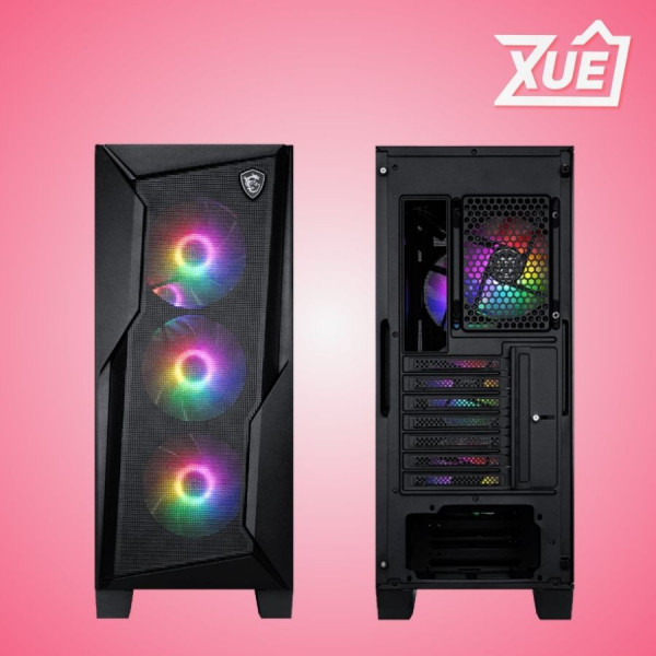 CASE MSI MAG FORGE 130A AIRFLOW (ATX - 4 FAN RGB)