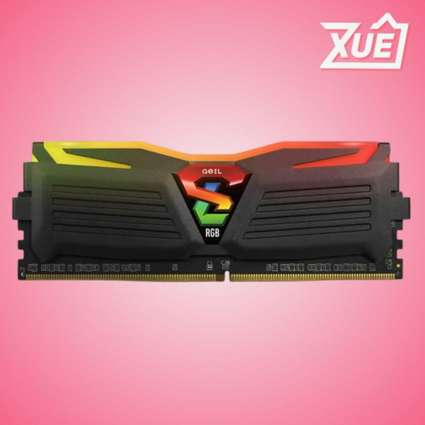 RAM GEIL SUPER LUCE RGB 8GB (1X8GB) 3200MHZ DDR4 BLACK