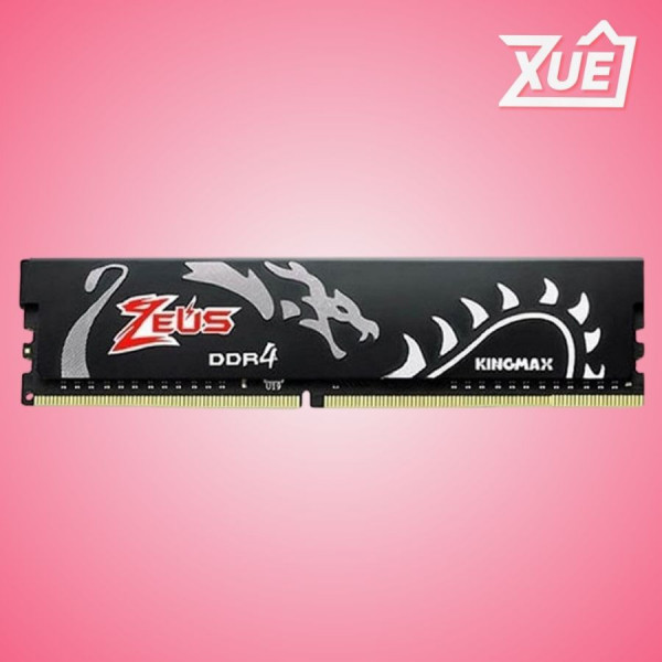 RAM KINGMAX 8GB DDR4-3200MHZ HEATSINK ZEUS BLACK