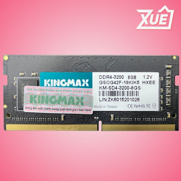 RAM KINGMAX GSOG42F 8GB DDR4 3200MHZ FOR NOTEBOOK