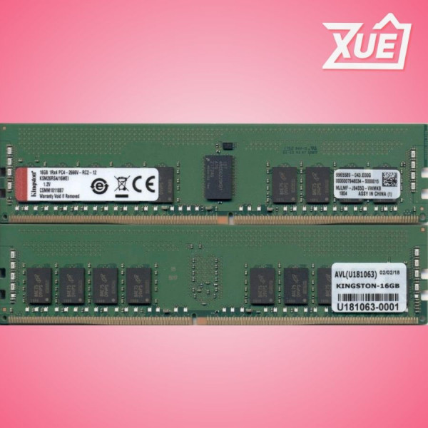RAM KINGSTON 16GB 2666MHZ DDR4 ECC REG CL17 (KSM26RS4/16MEI)