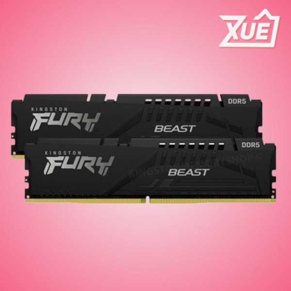 RAM KINGSTON FURY BEAST 32GB (2X16GB) DDR5 6000MHZ (KF560C36BBE2K2-32WP) (AMD EXPO+INTEL XMP)