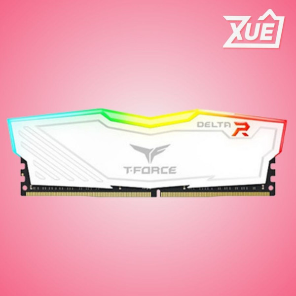 RAM TEAMGROUP T-FORCE DELTA WHITE RGB 32GB (1X32GB) DDR4 3200MHZ