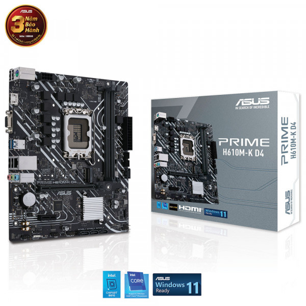 BO MẠCH CHỦ ASUS PRIME H610M-K D4 CSM