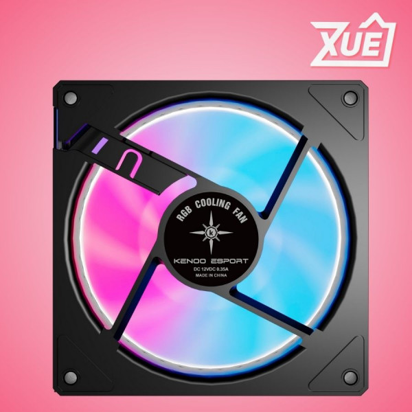 QUẠT TẢN NHIỆT KENOO ESPORT RGB INF1 BLACK V2
