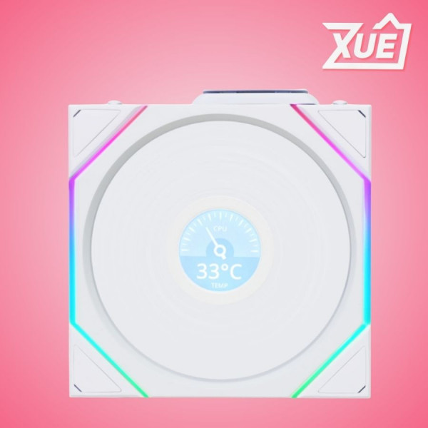 QUẠT TẢN NHIỆT LIAN LI WIRELESS REVERSE WHITE COOLER TL 120-3 - 12RTL1W3W