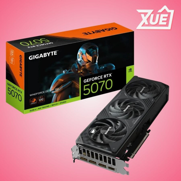 VGA GIGABYTE RTX 5070 WINDFORCE OC SFF 12GB (N5070WF3OC-12GD)