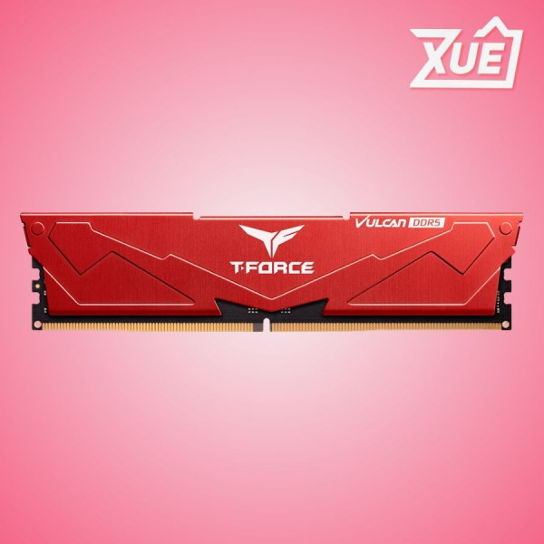 RAM TEAMGROUP T-FORCE VULCAN RED (FLRD516G6000HC38J01) 16GB (1X16GB) DDR5 6000MHZ