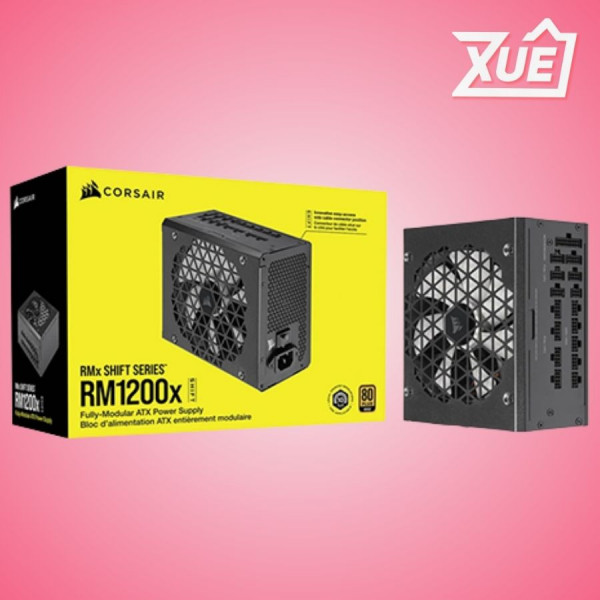 NGUỒN MÁY TÍNH CORSAIR RM1200X SHIFT - 1200W 80 PLUS GOLD - FULL MODUL - ATX 3.1 PCI 5.1 (CP-9020254-NA)