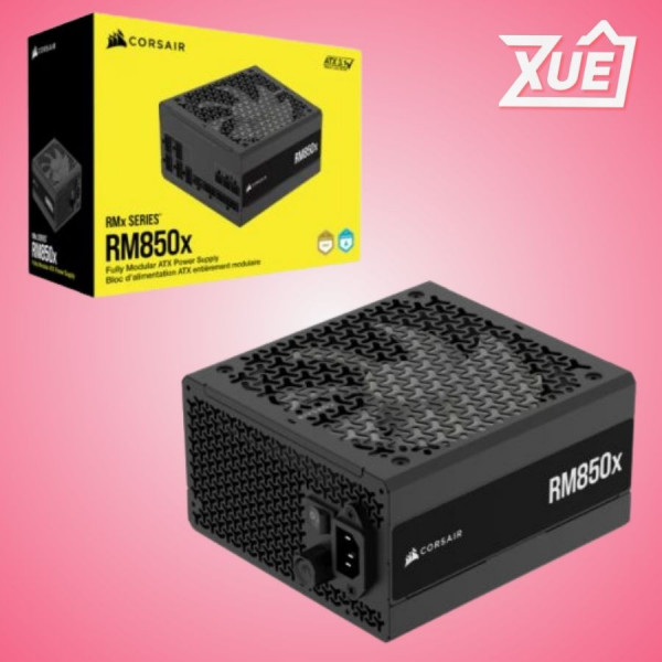 NGUỒN MÁY TÍNH CORSAIR RM850X  ( 850W - ATX 3.1 - PCIE 5.1 - 80 PLUS GOLD- FULL MODUL ) ( CP-9020270-NA )