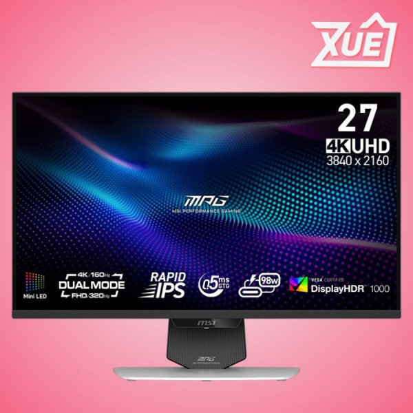 MÀN HÌNH MSI MPG 274URDFW E16M (27 INCH - IPS - 4K - 160HZ - 0.5MS)