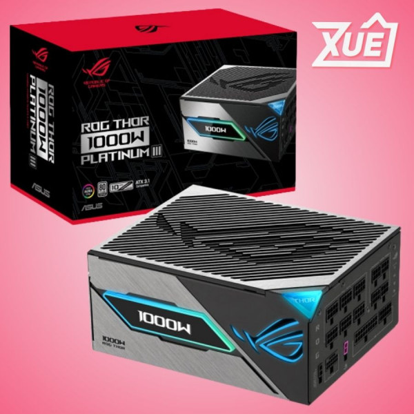 NGUỒN ASUS ROG THOR 1000P III (1000W-ATX3.1-PCIE5.0-80PLUSPLANTINUM-FULLMODULAR)