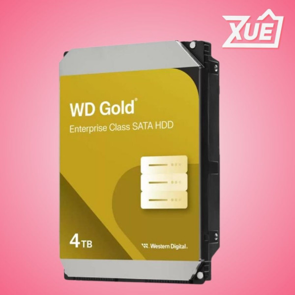 Ổ CỨNG HDD WD GOLD 4TB ( SATA 3 - 256MB CACHE - 7200RPM ) (WD4004FRYZ) SERVER