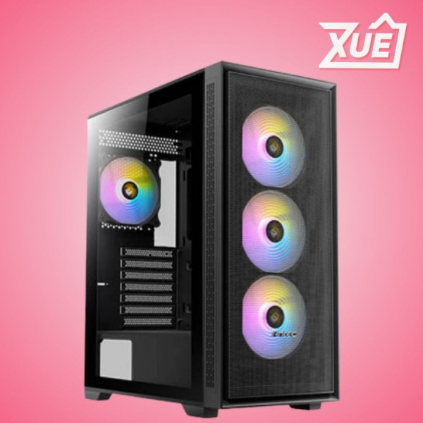 VỎ CASE ANTEC AX81 (E-ATX, ARGB, 4 FAN 12CM)