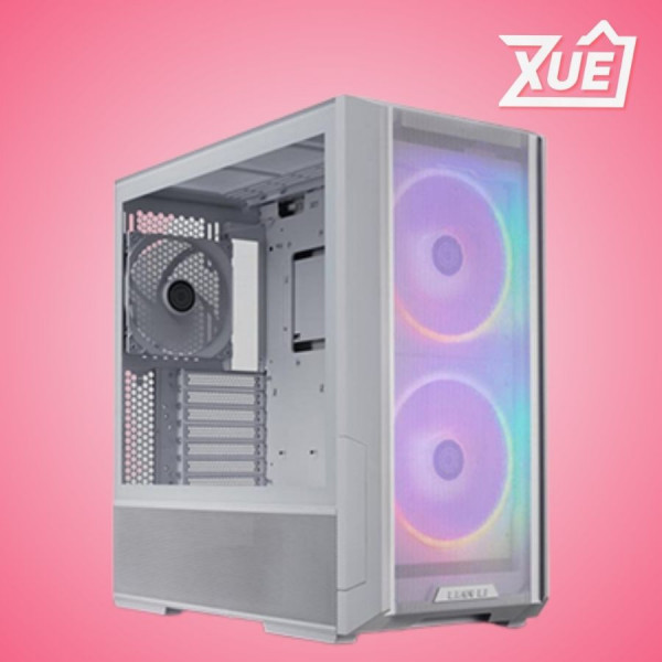 VỎ CASE LIAN LI LANCOOL 216 MESH WHITE  ( RGB - MID TOWER - 2 FAN LED ARGB 16CM - TYPE C)