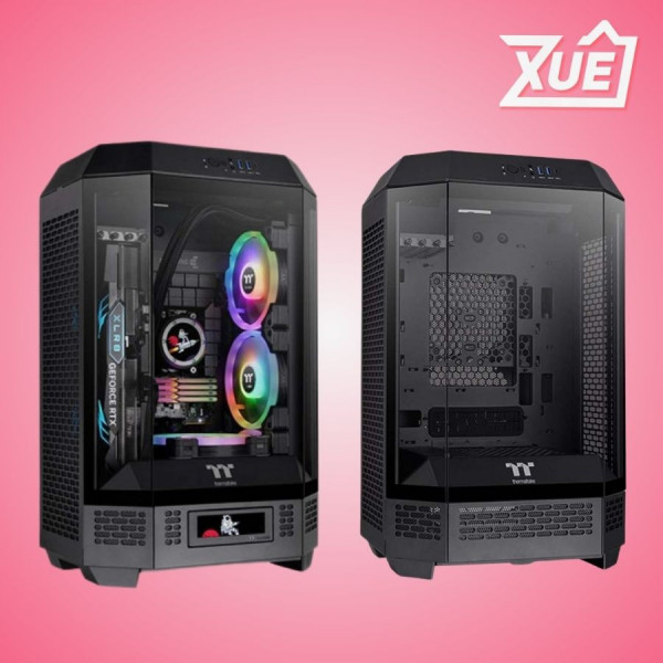 VỎ CASE THERMALTAKE CERES 300 BLACK ( MID TOWER - 3 FAN 14CM - KHÔNG KÈM MÀN HÌNH HIỂN THỊ )