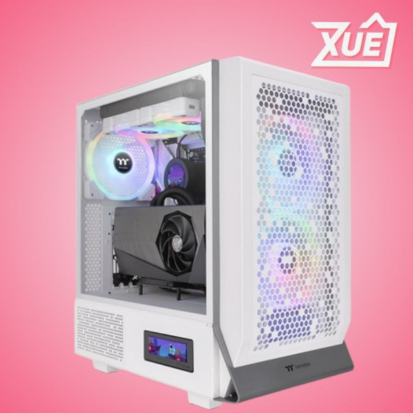 VỎ CASE THERMALTAKE CERES 300  SNOW ( MID TOWER - 3 FAN 14CM - MÀU TRẮNG -  KHÔNG KÈM MÀN HÌNH HIỂN THỊ )