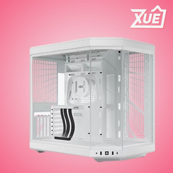 VỎ CASE HYTE Y70 STANDARD CASE WHITE/WHITE ( PCIE 4.0 RISER CABLE - MID TOWER ) 