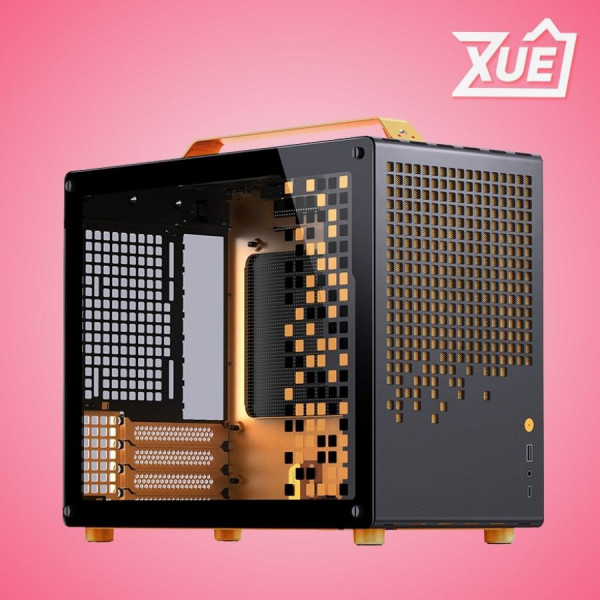 VỎ CASE JONSBO Z20 BLACK ORANGE ( MATX - MINI TOWER - MÀU ĐEN CAM )
