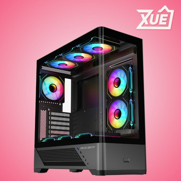 VỎ MÁY TÍNH KENOO ESPORT AKC300 - MÀU ĐEN