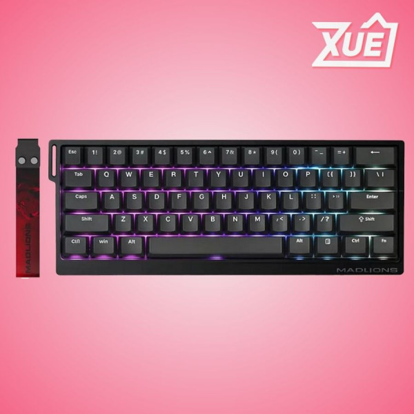 BÀN PHÍM CƠ MADLIONS MAD60 HE RGB BLACK